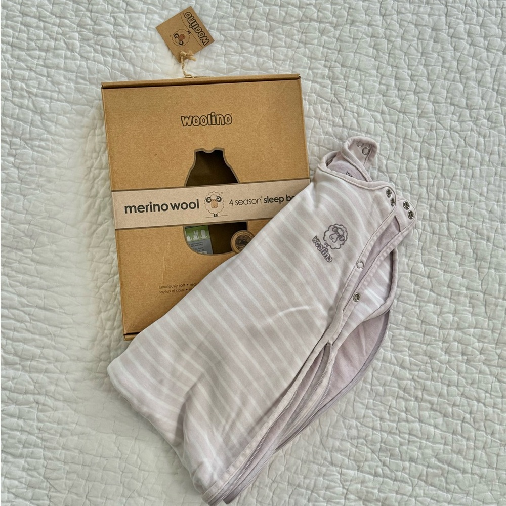 Woolino 4 Season Sleep Bag Pale Pink 2-24 months